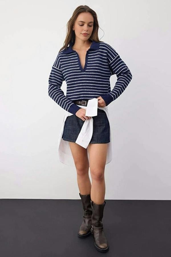 WOVCOR Soft Textured Knit Sweater