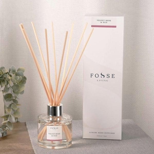 Fosse Living Velvet Rose & Oud Reed Diffuser