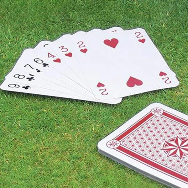 Aquarius Kingfisher GA013 Giant Playing Cards – Perfect Outdoor Garden Game for Family & Parties