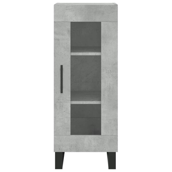 Berkfield Highboard Concrete Grey 34.5x34x180 cm Engineered Wood