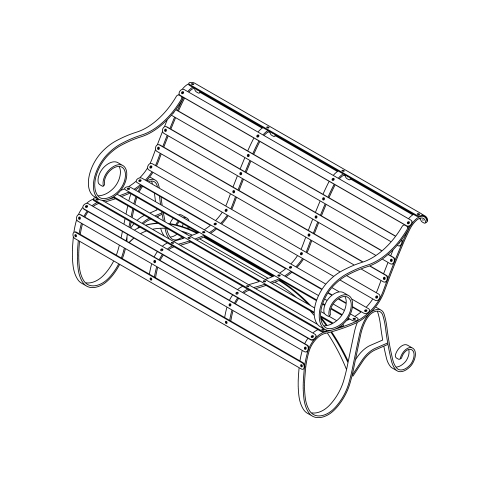 Norfolk Garden Furniture The 3 Seater Classic Bench