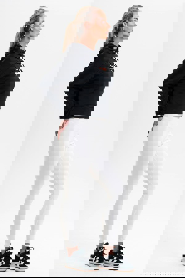 Discipline 365 Black Drawstring Cut Out Hoodie