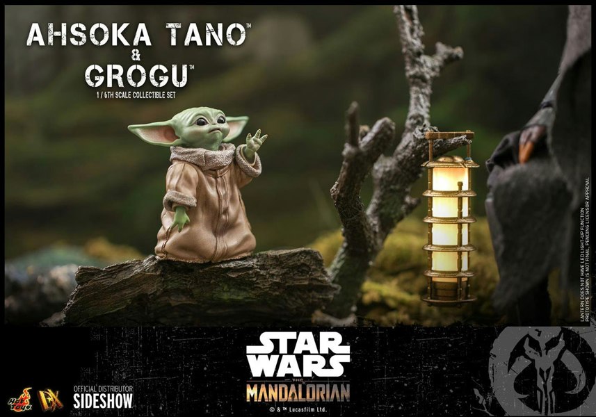 Hot Toys Ahsoka Tano and Grogu The Mandalorian Collectible Set 1:6 Scale Hot Toys 908145