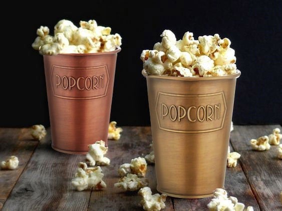 Rozi Copper Popcorn Bowl