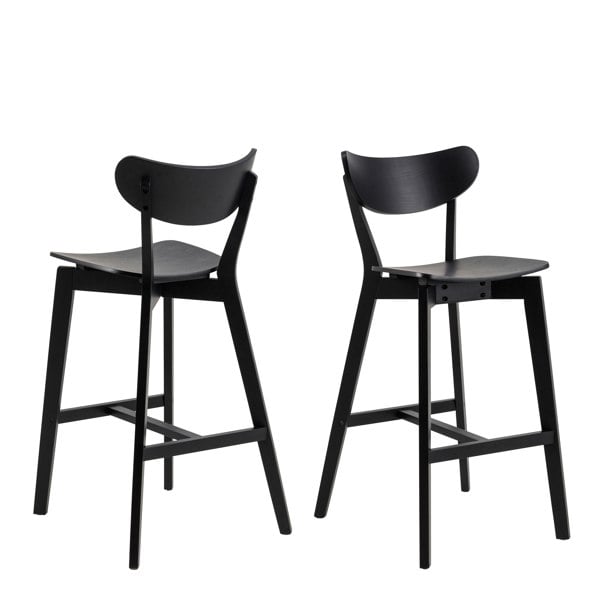 Furniture To Go Roxby Bar Stool in Oak Set of 2