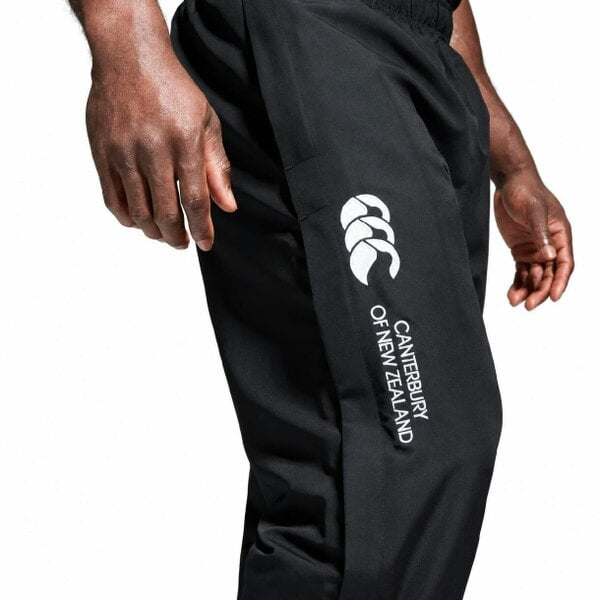 Canterbury Mens Open Hem Stadium Pant Tracksuit Bottoms Black