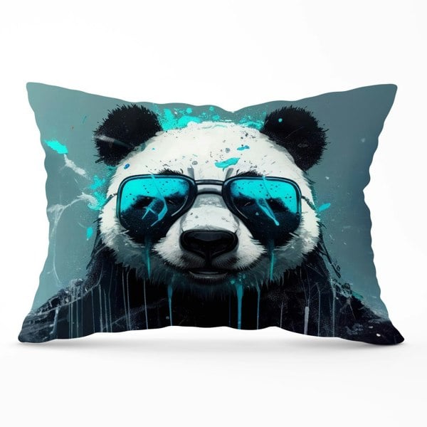 Warren Reed Panda With Blue Glasses Splashart Cushions