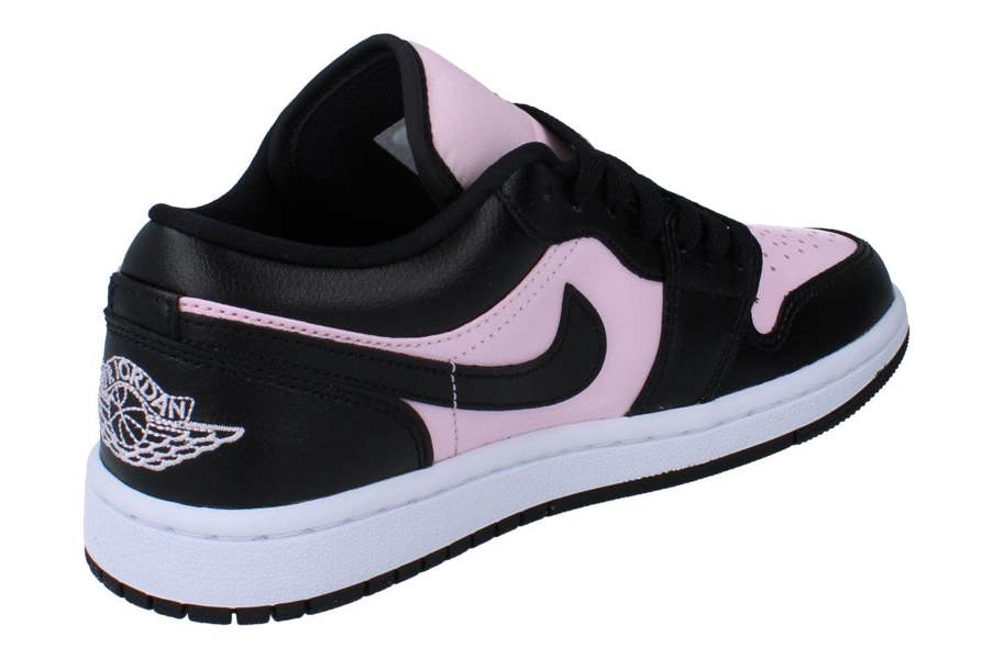 Nike Womens Air Jordan 1 Low Trainers Io3394  663 - Pink Foam Black White 663 - Photo 2