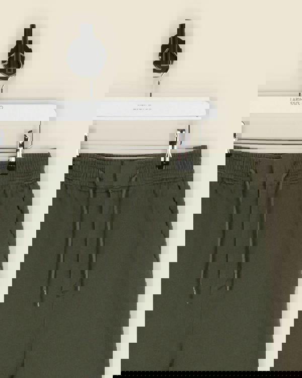 Larsson & Co Drawstring Waist Slim Fit Chino Trouser