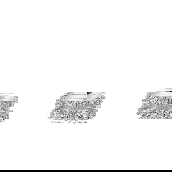 Illuminess™ Sterling Silver Combi Stack Ring