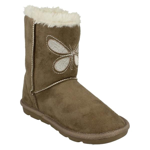 Spot On Girls Spot On Fur Lined Short Boots