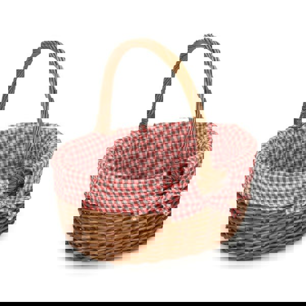 Double Steamed Oval Shopping Basket