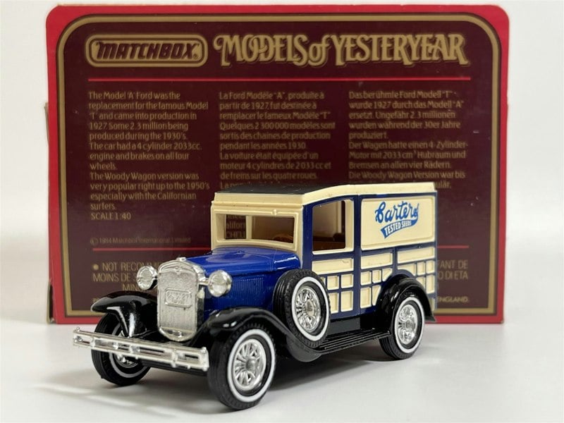 MCSlots Model A Ford 1930 Carters Tested Seeds Models of Yesteryear 1:40 Matchbox Y21D S5
