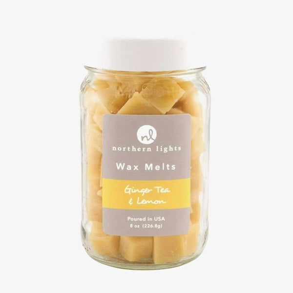 T. H. Baker Northern Lights Ginger Tea & Lemon Wax Melts Jar NL134