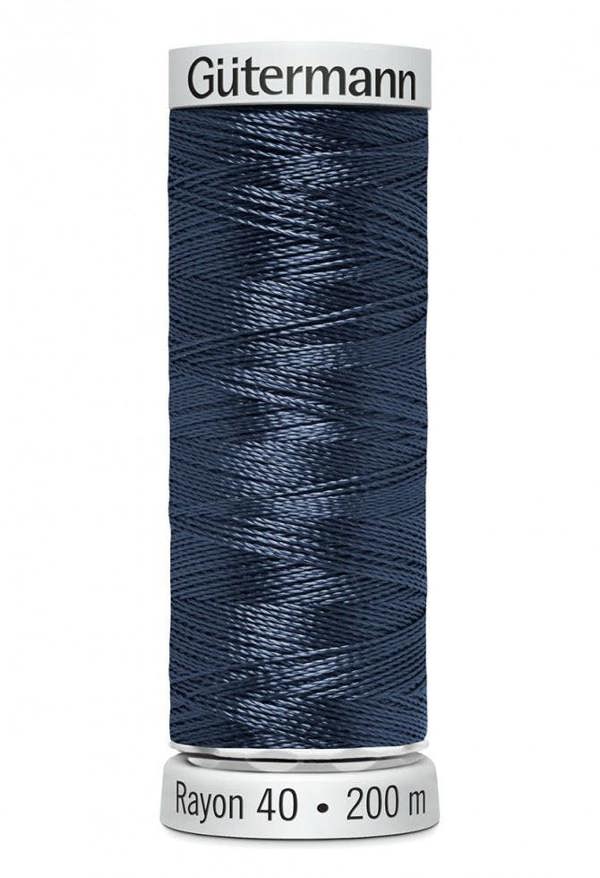 Gutermann No 40 Sulky Rayon Embroidery Thread 200m Rayon Thread Suitable For Embroidery