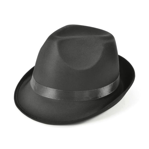 Bristol Novelty Unisex Adults Small Style Fedora Hat - Black - 