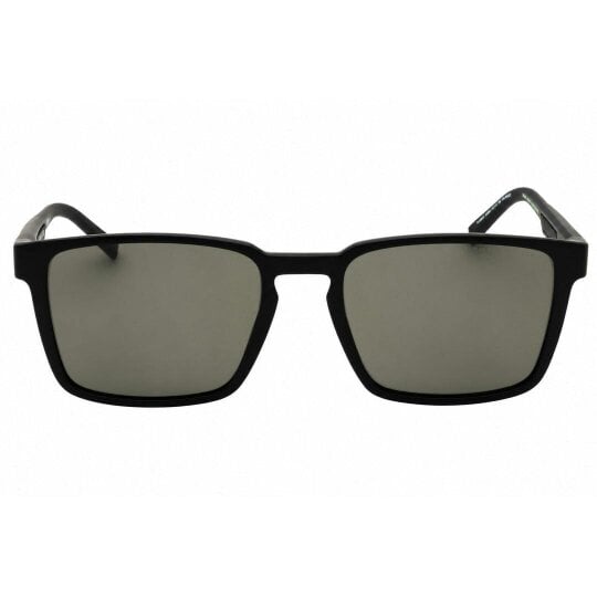 Tommy Hilfiger Polarized Lens Rectangular Black Sunglasses