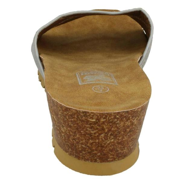 Down to Earth Ladies Down To Earth Mid Cork Wedge Sandals