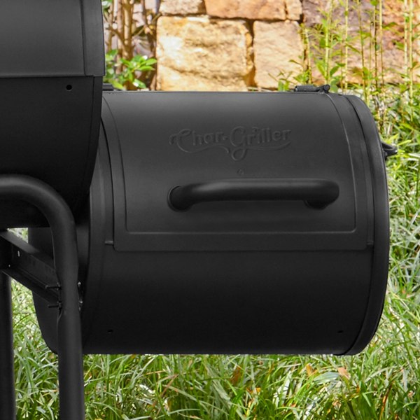 Char-Griller Portable Charcoal Grill & Side Fire Box - Compact & Perfect for On-the-Go Grilling