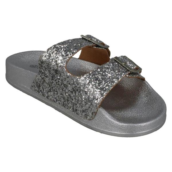 Spot On Girls Spot On Glittery Mules H0317