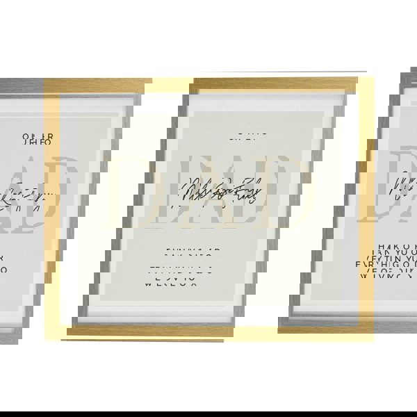 Personalised Memento Company Personalised Free Text Oak Poster Frame