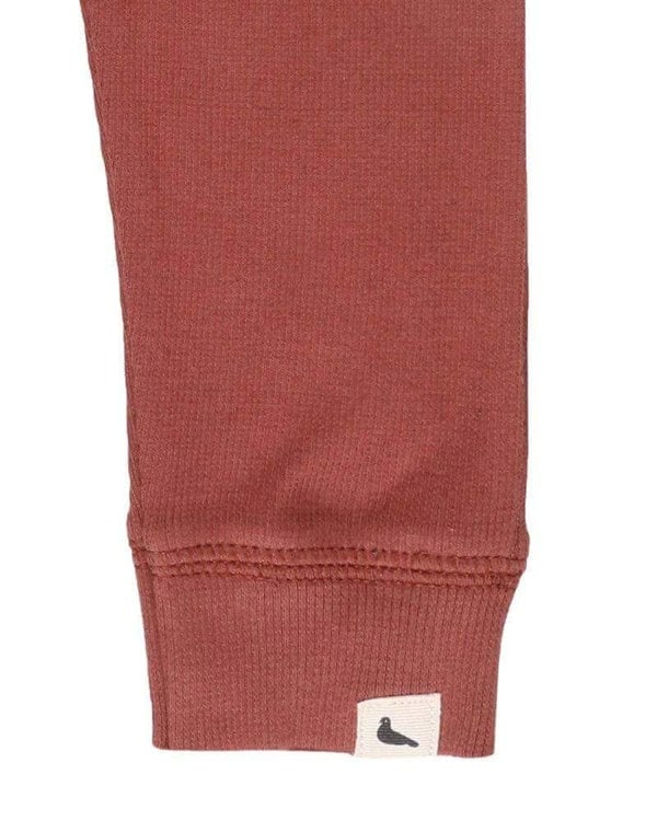 Red Rib Leggings - image 4