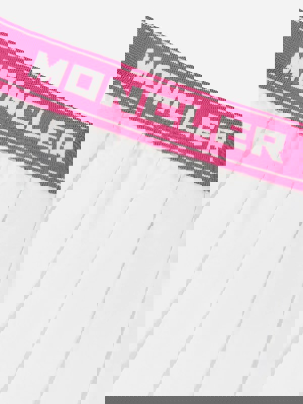 Moncler Enfant Girls Pleated Skirt in White