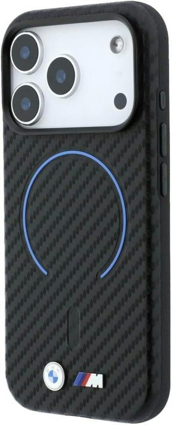 BMW M Carbon Printed Ring Case with MagSafe for iPhone 17/18 Pro 6.3" Black - BMHMP18L26SWPCMKB