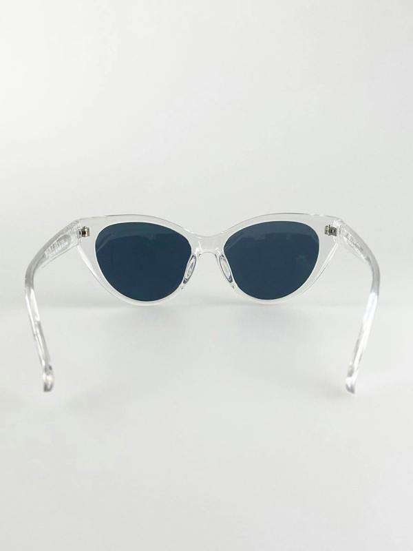 Transparent Frame Cat Eye Sunglasses - svnx