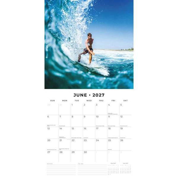 Surfing Calendar 2027, Wall Calendars, Month To View, Sports, Gift