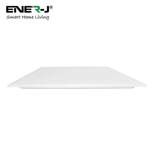 ENER-J Backlit LED Panel 40W, 60x60cms, TPA Diffuser, Premium Range, Surface Mounting Frames, 4000 Lumens 6500K | Pack of 6