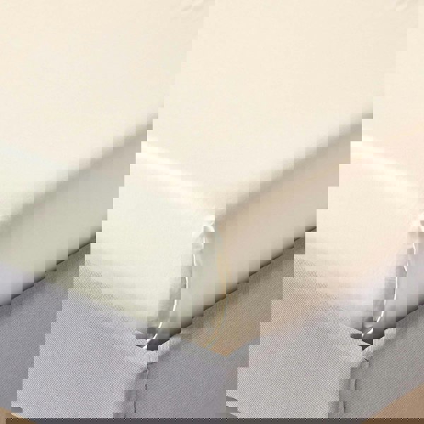 HOMESCAPES Organic 400 TC Egyptian Cotton Sateen Flat Sheet