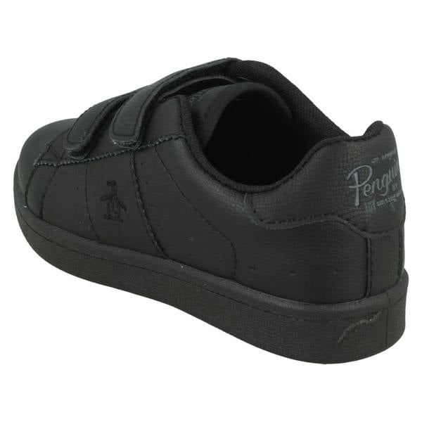 Penguin Boys Penguin Formal Trainers School Shoes Marble PEN4042