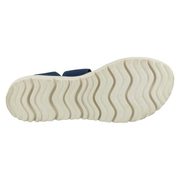 Down to Earth Ladies Down To Earth Elasticated Flat Sandals