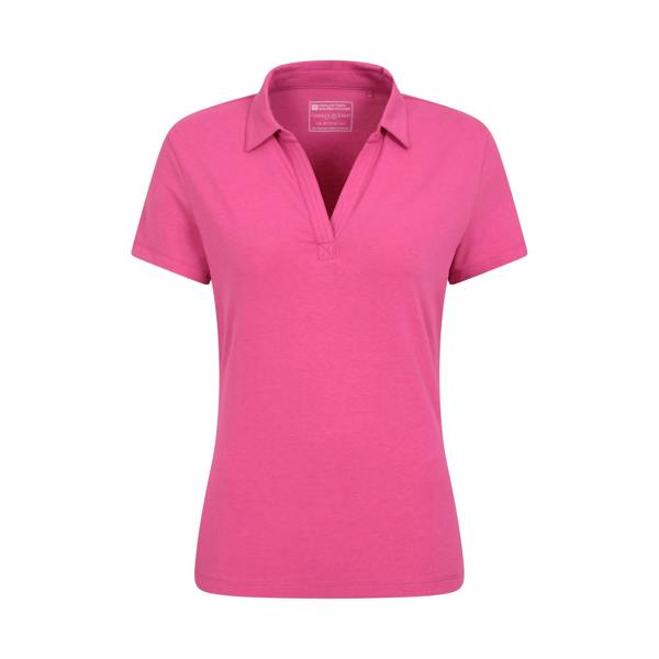Mountain Warehouse Womens/Ladies UV Protection Polo Shirt - Bright Pink - 