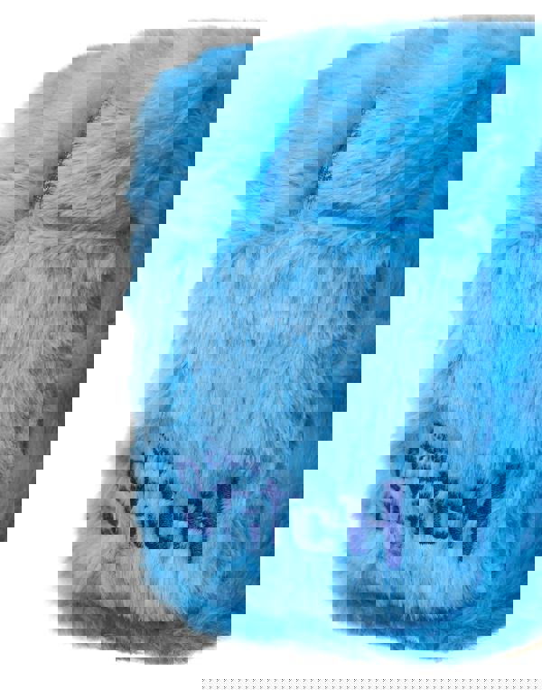 Disney Womens Blue Stitch Character Face Makeup Bag and Mirror (One Size)