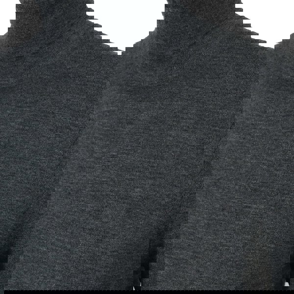 David WeJ Dixon Light Wool Turtleneck Jumper - Grey