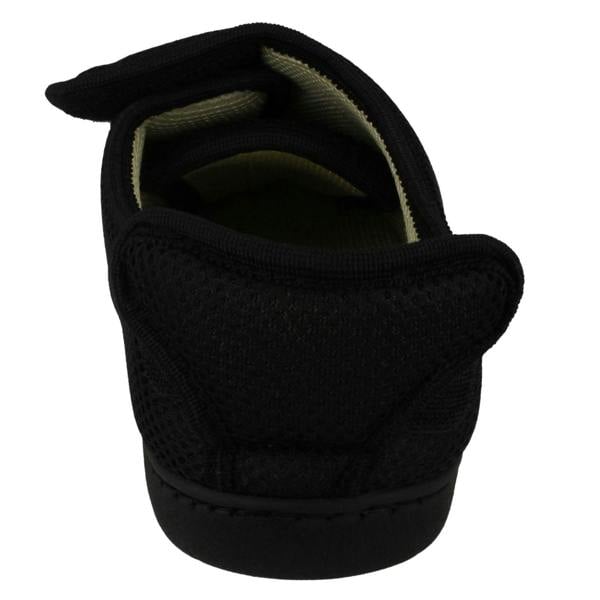 Spot On Unisex Spot On Perforated Cross Over Wide Fitting Slippers