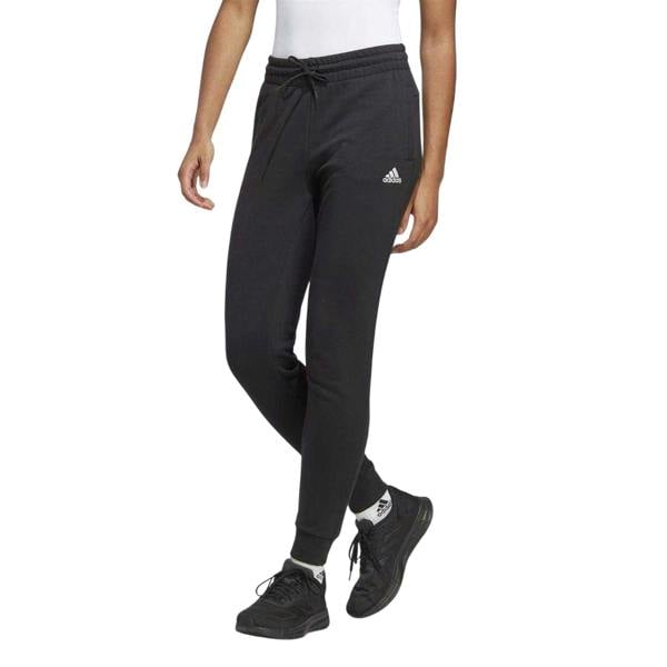 Adidas Womens/Ladies Linear Slim Joggers - Black/White - 