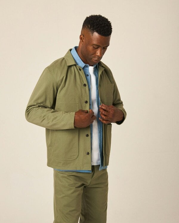 Peregrine Clothing Mylo Work Jacket - Moss