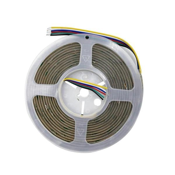 ENER-J 24V RGB+CCT COB LED Strip Lights, 5 Meter Roll (With Power Supply and Remote Controller)