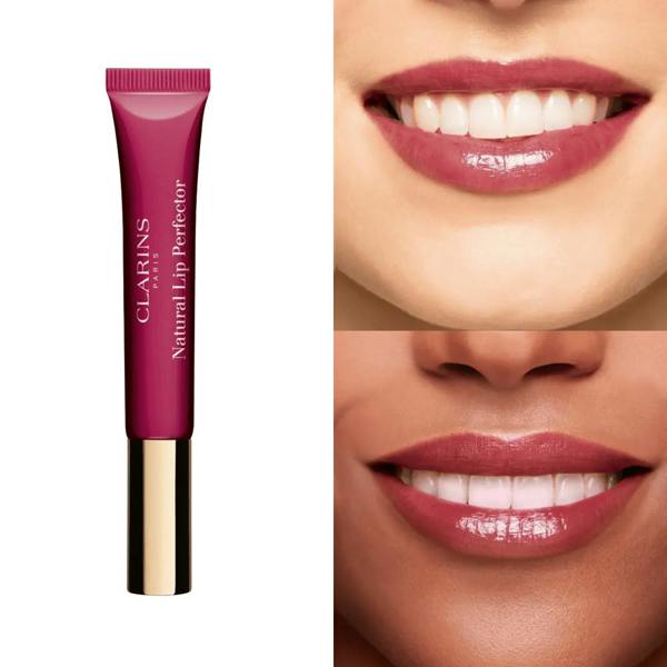 Clarins Skin Care 08 Plum Shimmer Clarins Natural Lip Perfector (12ml)