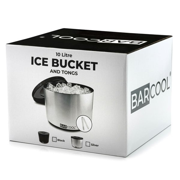 Subcold Barcool 10L Ice Bucket - Round Silver