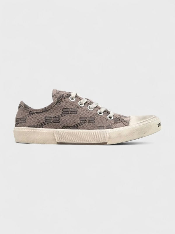 Balenciaga Paris Low Top Monogram Brown - Supplied FashionBalenciaga