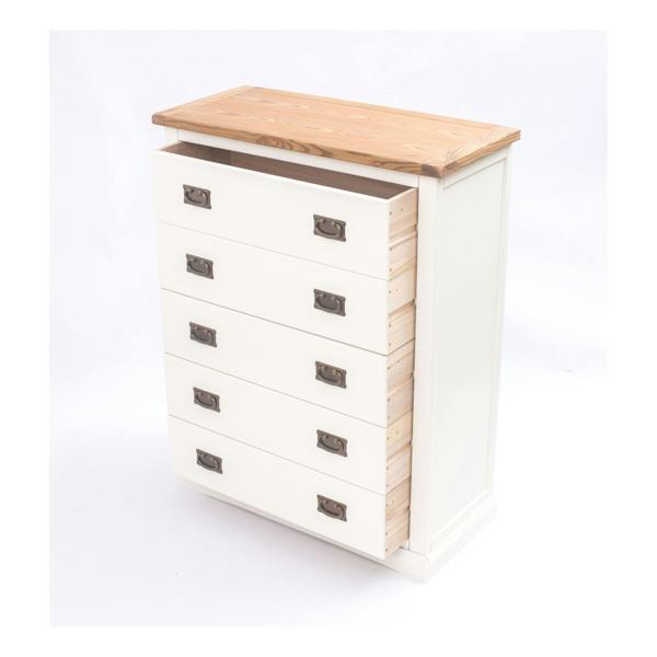 Cabinet Bits Cosenza 5 Drawer Chest of Drawers Bras Drop Handle