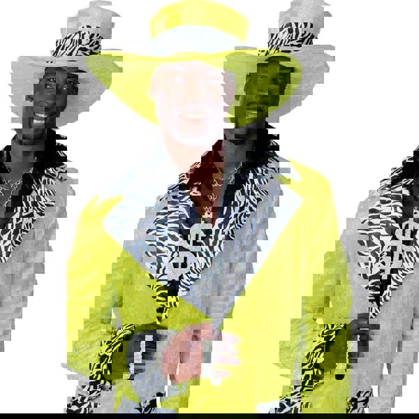 Bristol Novelty Unisex Adult Dollar Sign Glitter Costume Necklace - Silver/Gold - 