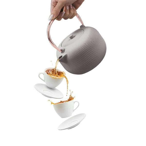 Cast Iron Teapot, 1 L | Matt Taupe | Berlinger Haus BH8939