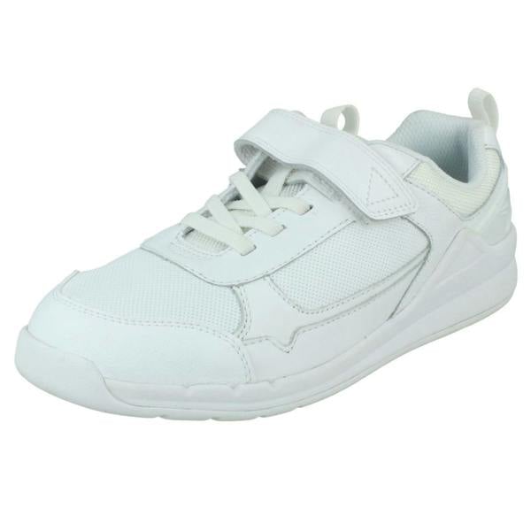 Clarks Boys Clarks Lace Detailed Casual Trainers Orbit Sprint Y