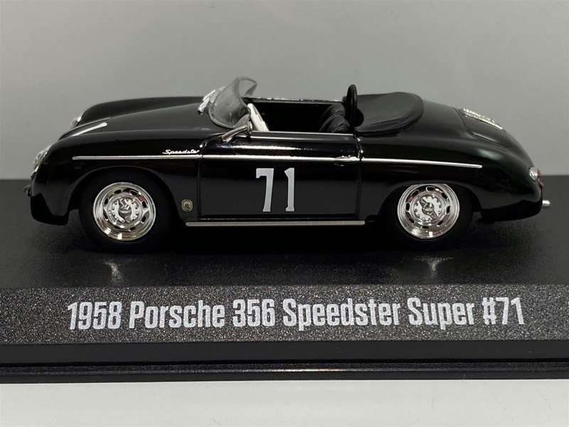 steve mcqueen 1958 porsche 356 speedster super #71 1:43 greenlight 86538