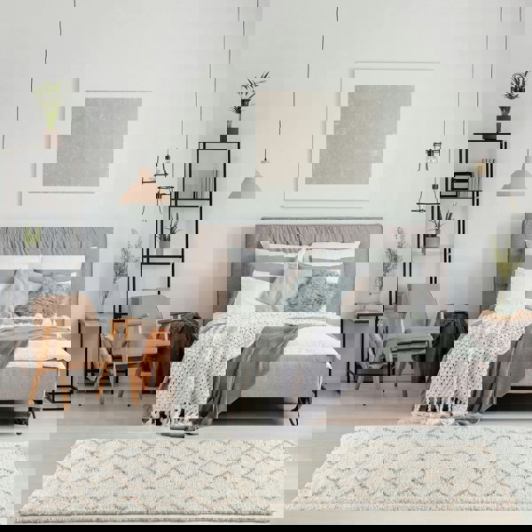 Ivory Beige colours Moroccan rug High Quality Suitable for Floor heating